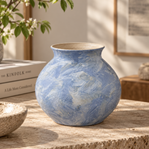Blue Cloud Vase
